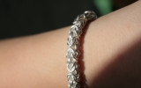 925 Silver Medium Byzantine Bracelet 24,4 g